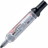 pentel mw50m easyflo whiteboard marker bullet black