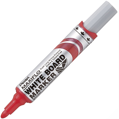 Image for PENTEL MWL5 MAXIFLO WHITEBOARD MARKER BULLET 2.1MM RED from Office Products Depot
