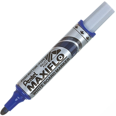 Image for PENTEL MWL5 MAXIFLO WHITEBOARD MARKER BULLET 2.1MM BLUE from Office Products Depot
