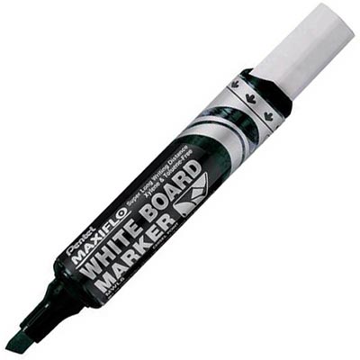 Image for PENTEL MWL6 MAXIFLO WHITEBOARD MARKER CHISEL 7.0MM BLACK from Office Products Depot