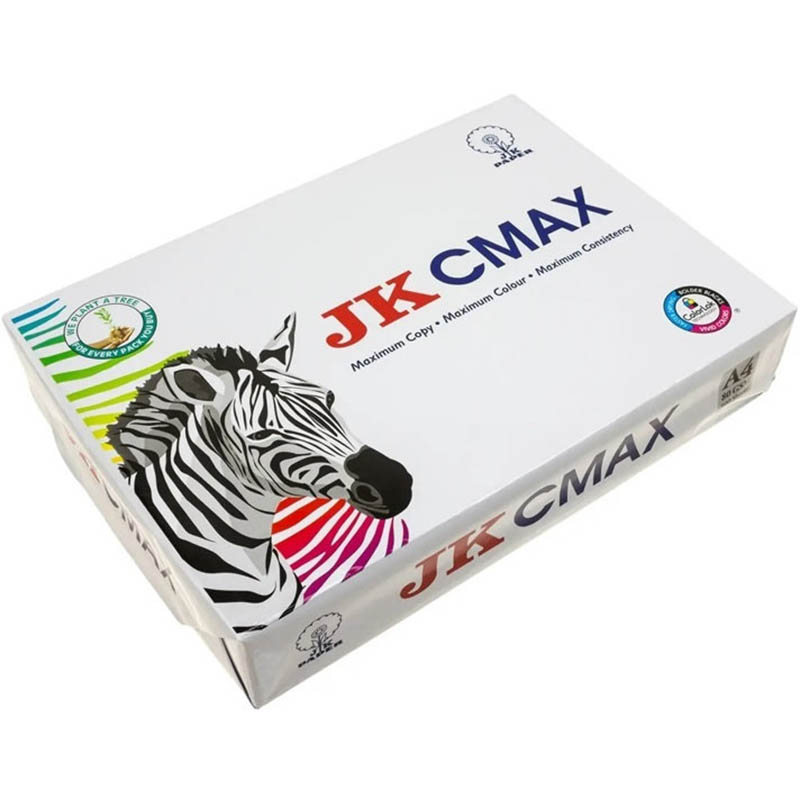 Image for JK PAPER CMAX A4 COPY PAPER 80 GSM WHITE PACK 500 SHEETS from O'Donnells Office Products Depot