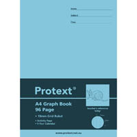 protext graph book 10mm 96 page bilby a4 assorted