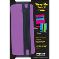 protext wrap me pencil case purple