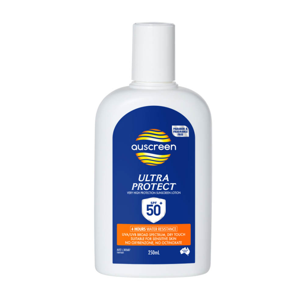 Image for AUSCREEN SUNSCREEN LOTION ULTRA PROTECT SPF50+ 250ML from OFFICEPLANET OFFICE PRODUCTS DEPOT