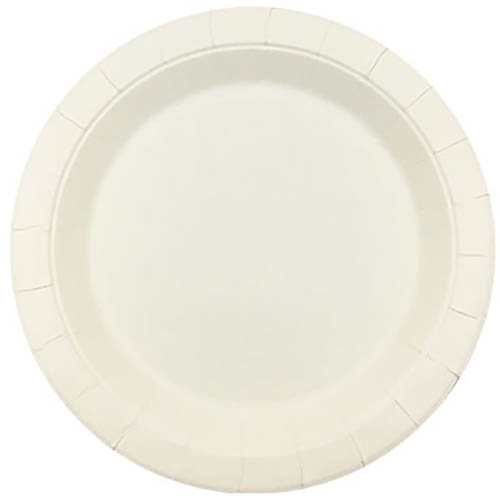 Image for EARTH ECO ECONOMY DISPOSABLE PAPER PLATES 180MM WHITE PACK 50 from MOE Office Products Depot Mackay & Whitsundays