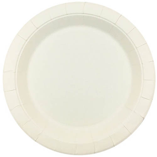 Image for EARTH ECO ECONOMY DISPOSABLE PAPER PLATES 230MM WHITE PACK 50 from Office Products Depot