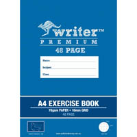 writer premium grid book 10mm 48 page a4 seal