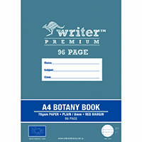 writer premium botany book 70gsm 96 page a4 camel
