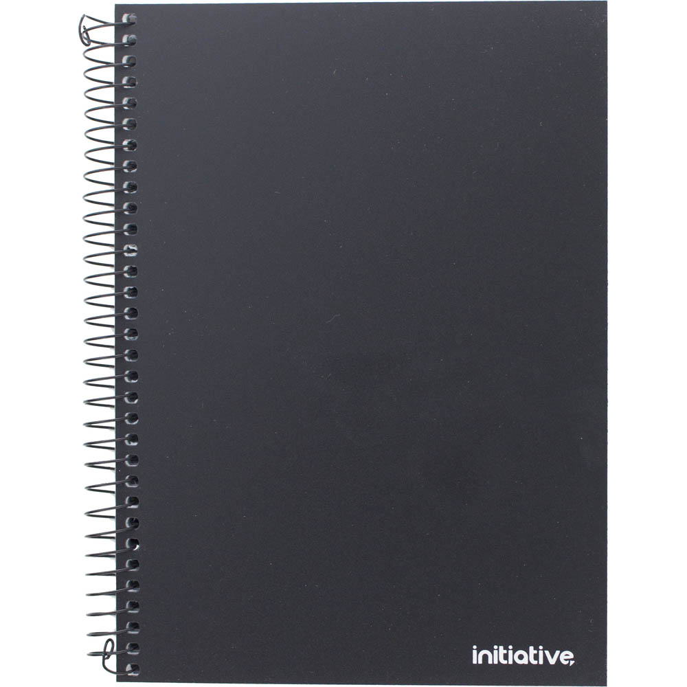 Image for INITIATIVE PREMIUM SPIRAL NOTEBOOK WITH PP COVER AND POCKET SIDEBOUND 200 PAGE A5 from MOE Office Products Depot Mackay & Whitsundays