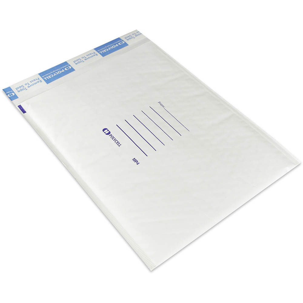 Image for POLYCELL MAIL TUFF BUBBLE MAILER BAG 50MM FLAP 150 X 230MM WHITE CARTON 300 from Total Supplies Pty Ltd