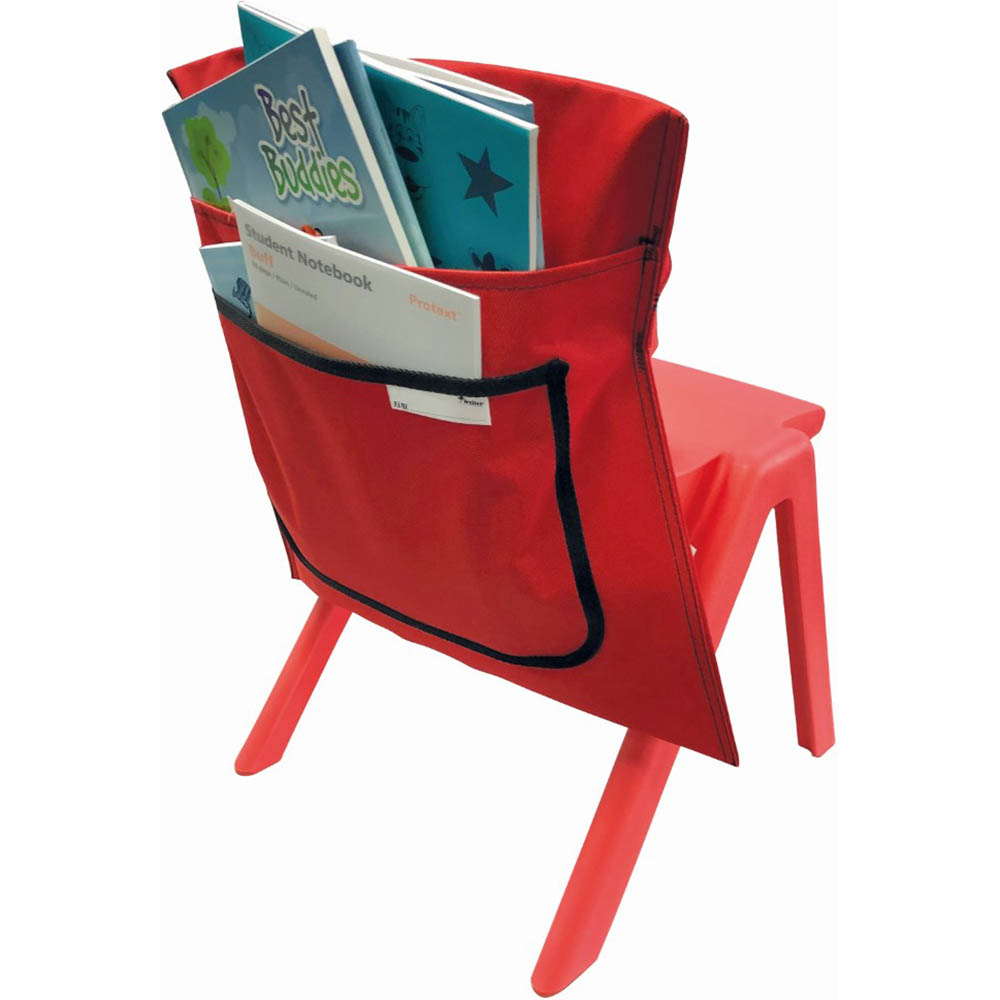 Image for WRITER NYLON CHAIR BAG RED from Total Supplies Pty Ltd