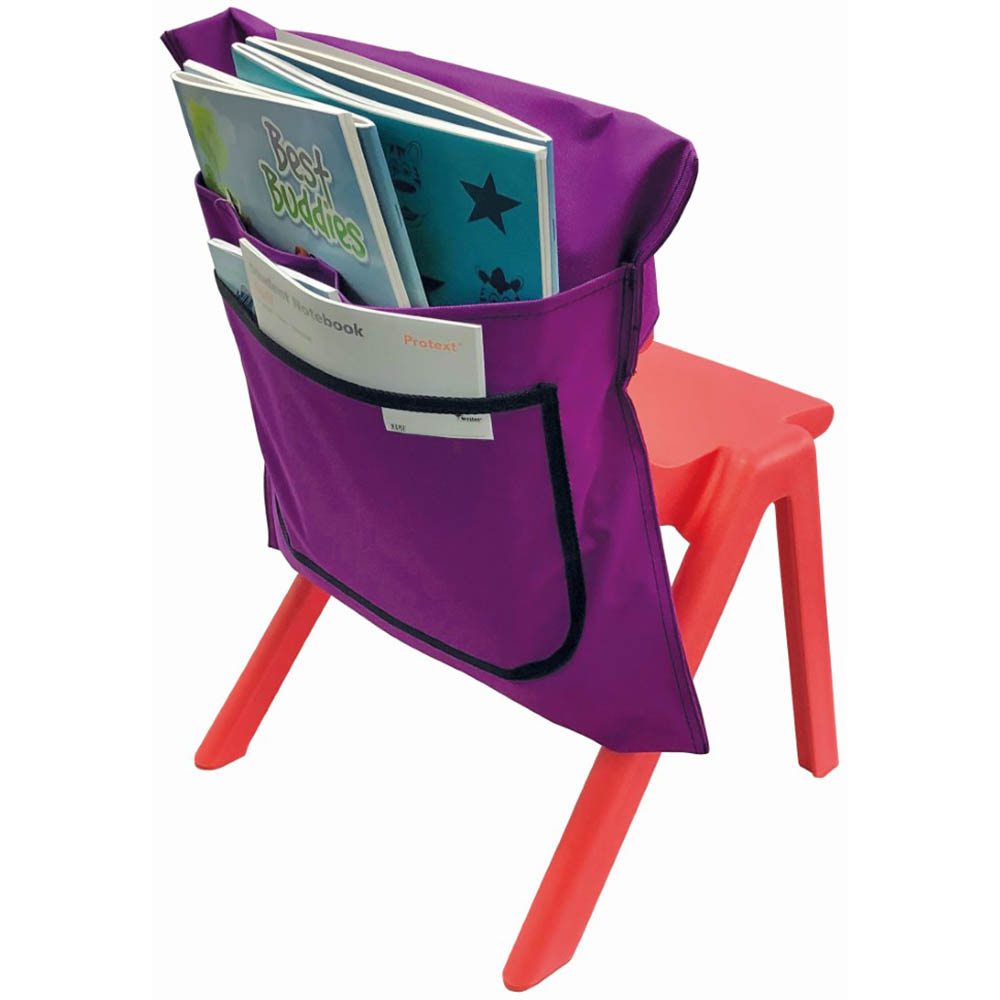 Image for WRITER NYLON CHAIR BAG PURPLE from Margaret River Office Products Depot