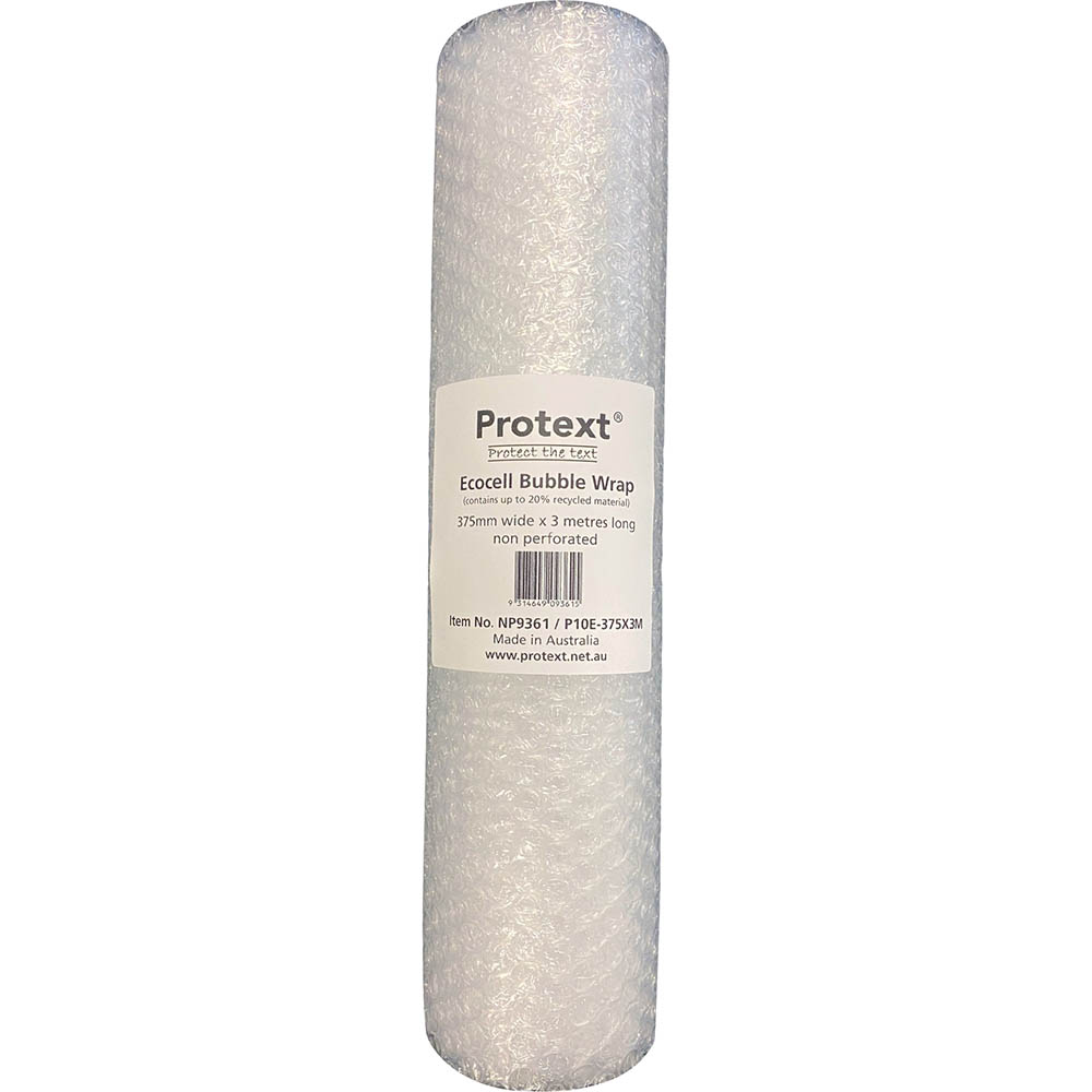 Image for POLYCELL OFFICE BUBBLE WRAP NON PERFORATED 375MM X 3M CLEAR from Total Supplies Pty Ltd