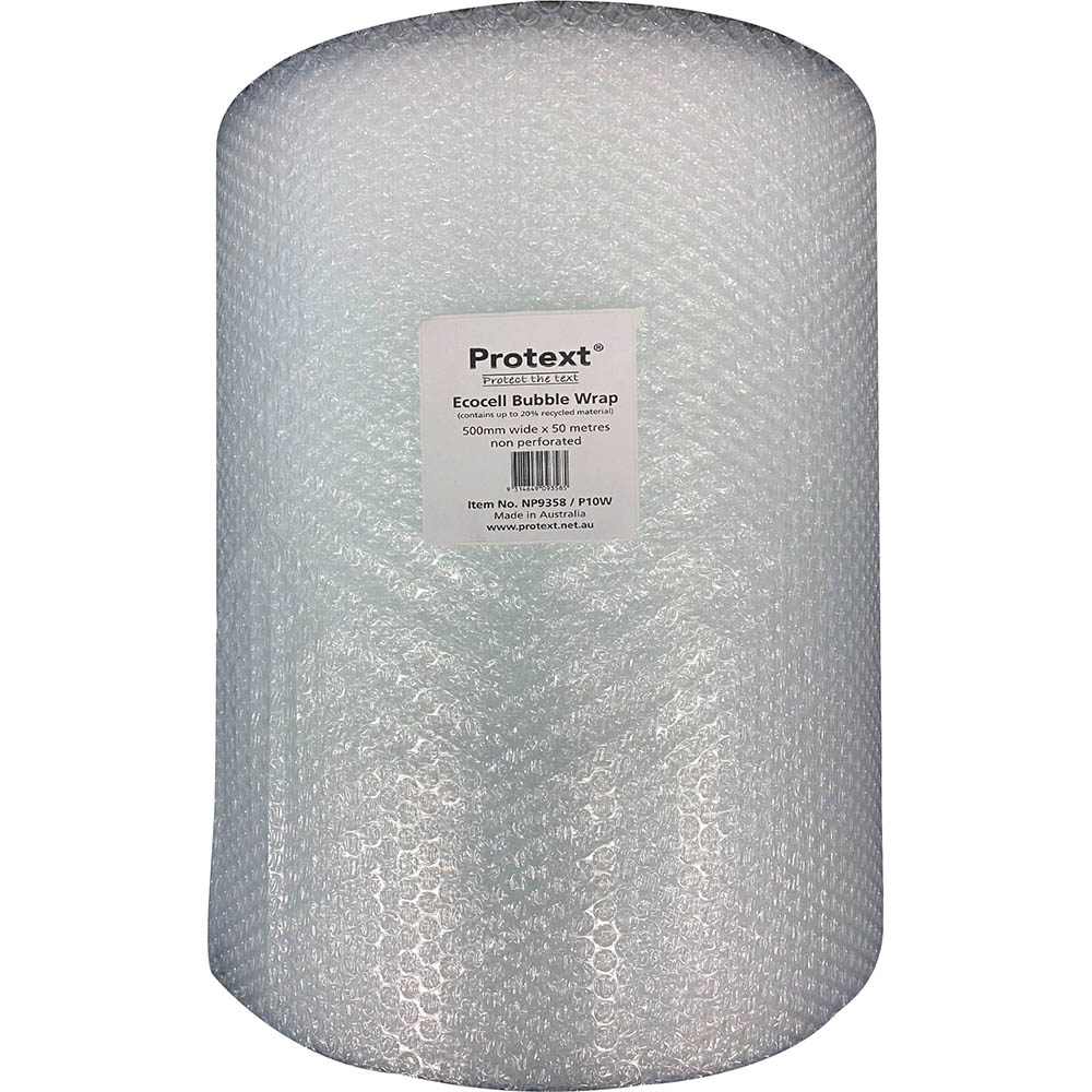 Image for POLYCELL OFFICE BUBBLE WRAP NON PERFORATED 500MM X 50M CLEAR from MOE Office Products Depot Mackay & Whitsundays