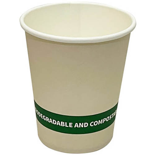 Image for EARTH ECO SINGLE WALL CUP 8OZ WHITE CARTON 1000 from MOE Office Products Depot Mackay & Whitsundays