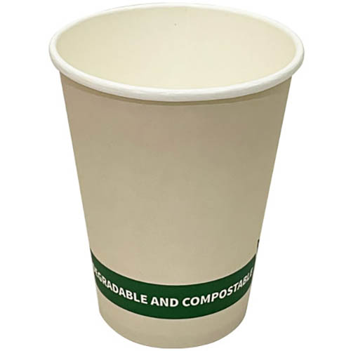 Image for EARTH ECO SINGLE WALL CUP 12OZ WHITE CARTON 1000 from Barkers Rubber Stamps & Office Products Depot