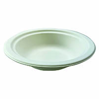 earth eco economy paper bowl round 300ml white pack 25