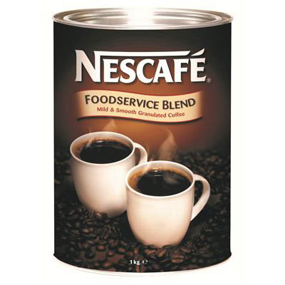 Image for NESCAFE FOODSERVICE BLEND INSTANT COFFEE TIN 1KG from Ross Office Supplies Office Products Depot