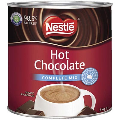 Image for NESTLE HOT CHOCOLATE COMPLETE MIX 2KG from Ross Office Supplies Office Products Depot