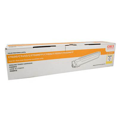 Image for OKI C9600/9800 TONER CARTRIDGE YELLOW from Total Supplies Pty Ltd