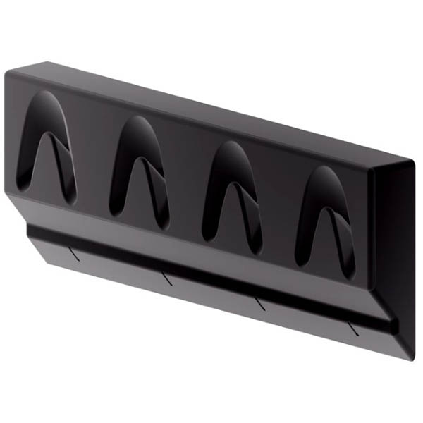 Image for SNUGHOOK BAG AND HAT HOOK 167 X 480 X 45MM BLACK from MOE Office Products Depot Mackay & Whitsundays