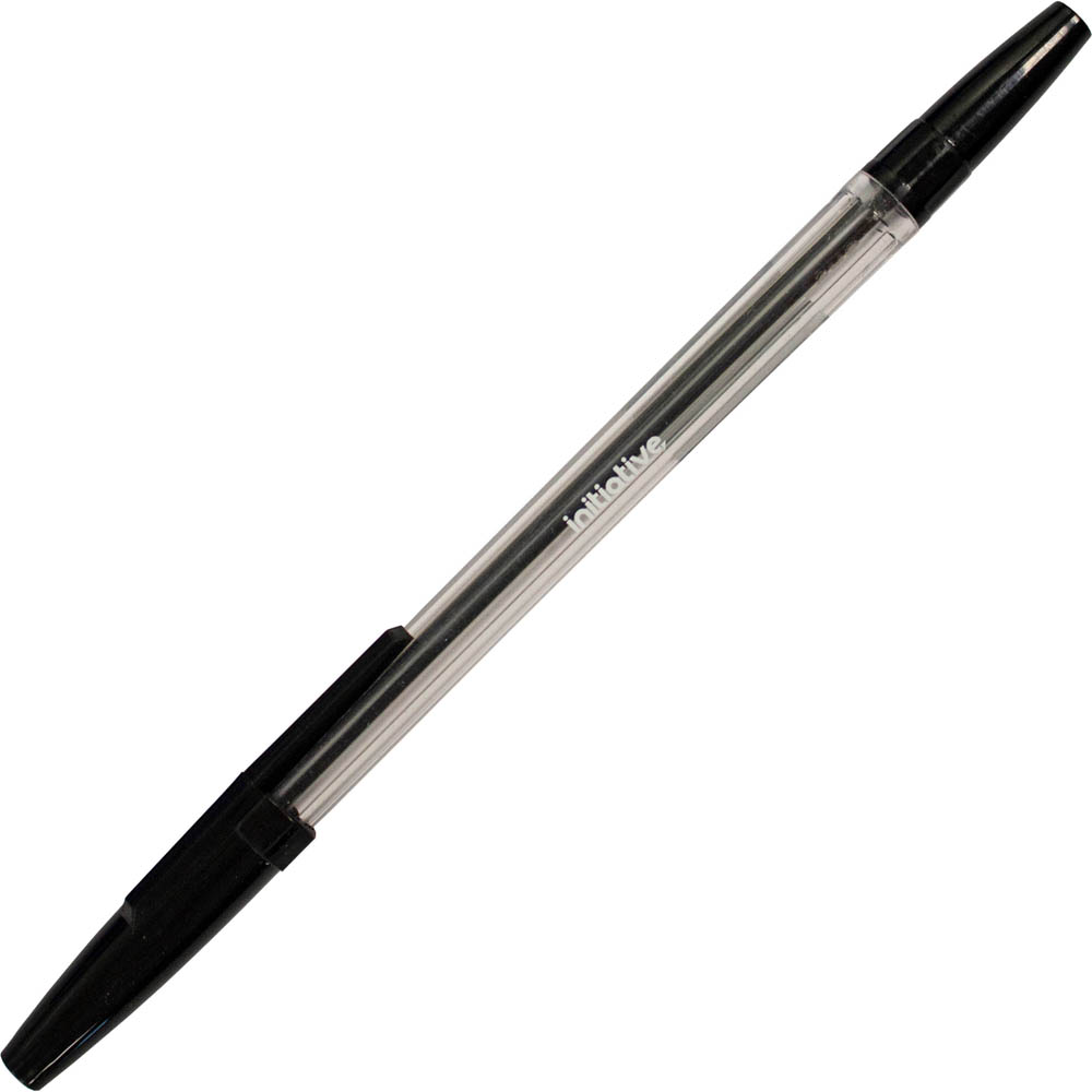 Image for INITIATIVE BALLPOINT PENS MEDIUM BLACK BOX 50 from Total Supplies Pty Ltd