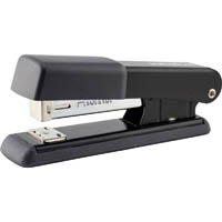 initiative premium half strip metal stapler black