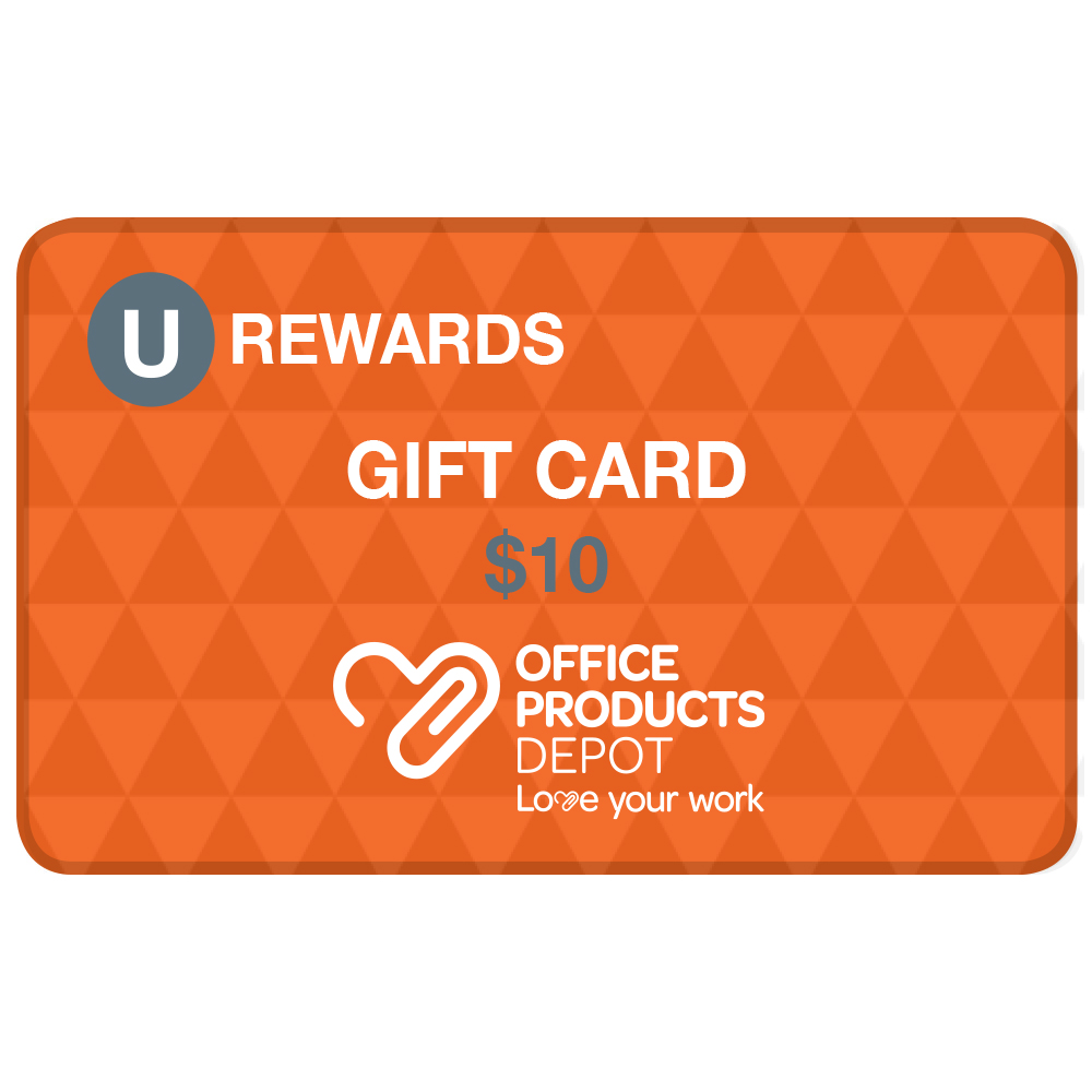 Image for U-REWARDS $10 CREDIT (5000 POINTS REQUIRED) from Office Products Depot Gold Coast