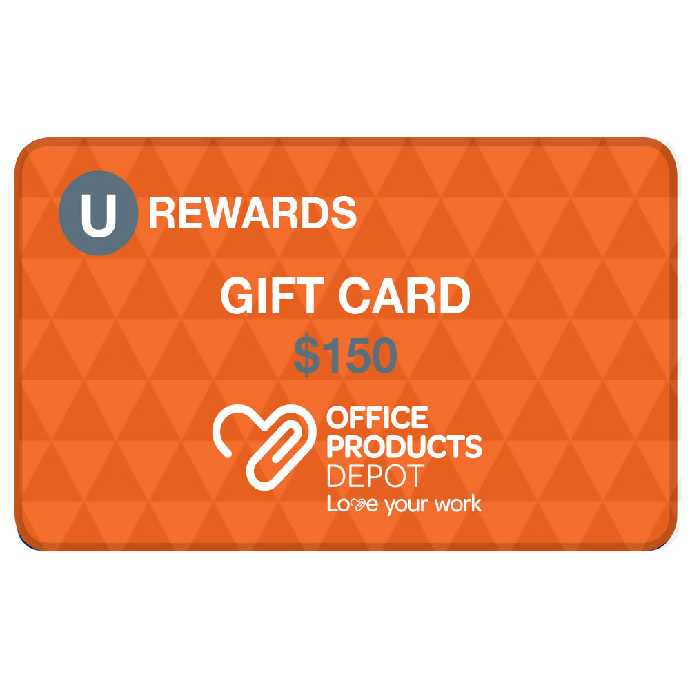 Image for U-REWARDS $150 CREDIT (45000 POINTS REQUIRED) from Office Products Depot Gold Coast