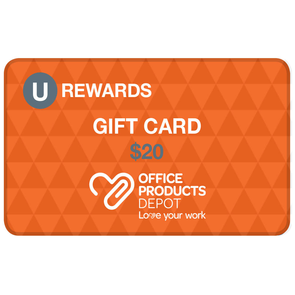 Image for U-REWARDS $20 CREDIT (9000 POINTS REQUIRED) from Ross Office Supplies Office Products Depot