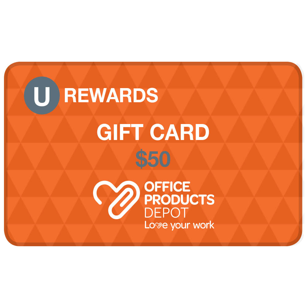 Image for U-REWARDS $50 CREDIT (16000 POINTS REQUIRED) from Office Products Depot Gold Coast
