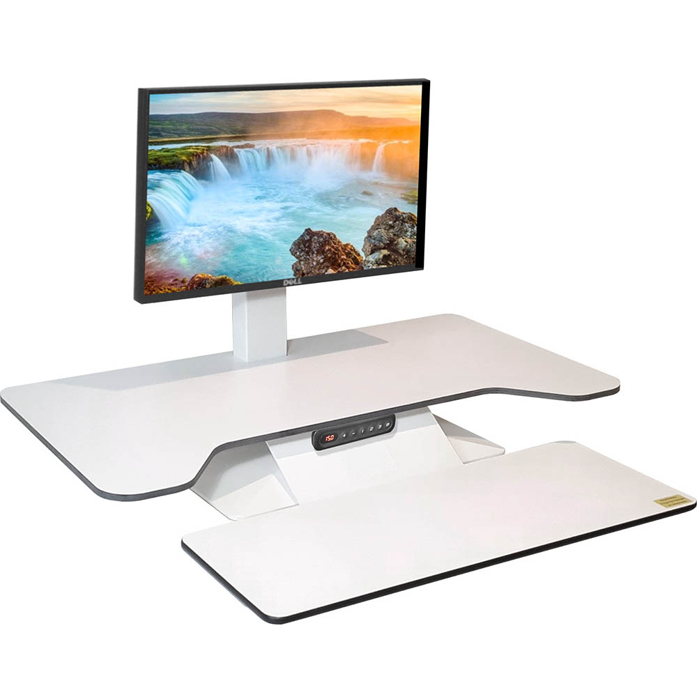 Image for STANDESK PRO MEMORY SIT-STAND WORKSTATION 900 X 540MM WHITE from Total Supplies Pty Ltd