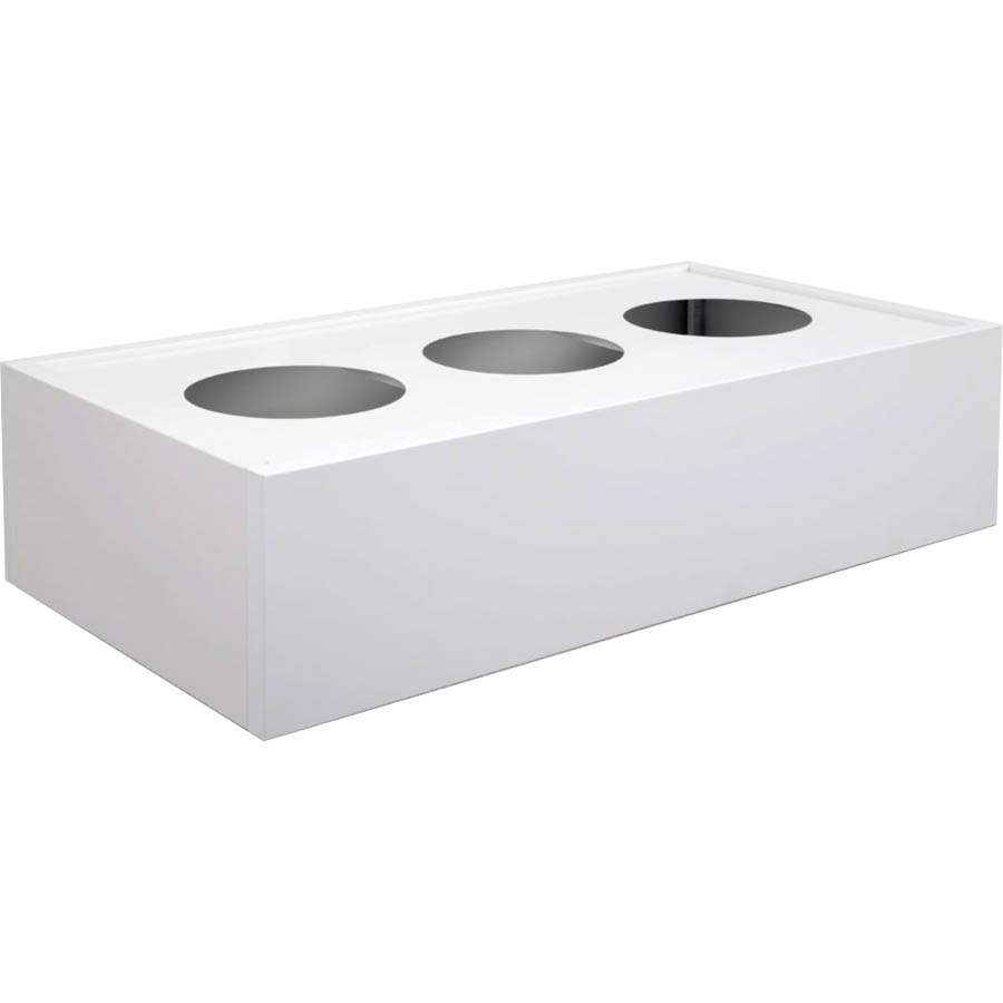 Image for GO STEEL PLANTER BOX 1200MM WHITE CHINA from Office Products Depot