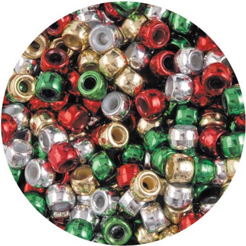 Image for EDUCATIONAL COLOURS PONY BEADS CHRISTMAS PACK 1000 from Ross Office Supplies Office Products Depot