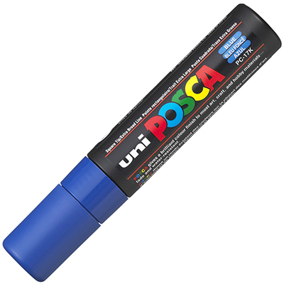 Image for POSCA PC-17K PAINT MARKER CHISEL EXTRA BROAD 15MM BLUE from Ross Office Supplies Office Products Depot