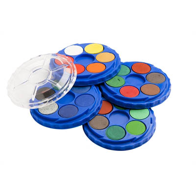 Image for EDUCATIONAL COLOURS STACK-TWIST WATERCOLOUR PAINT DISC ASSORTED PACK 24 from MOE Office Products Depot Mackay & Whitsundays