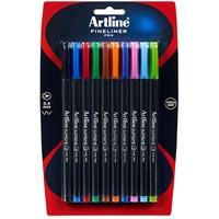 artline supreme fineliner pen 0.4mm pack 10