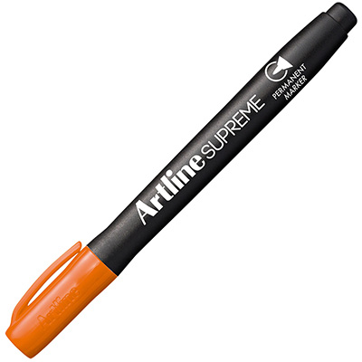 Image for ARTLINE SUPREME ANTIMICROBIAL PERMANENT MARKER BULLET 1.0MM ORANGE from MOE Office Products Depot Mackay & Whitsundays