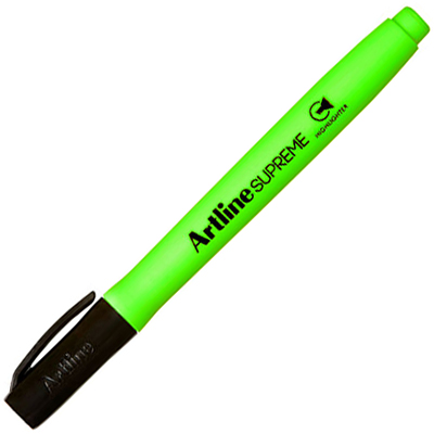 Image for ARTLINE SUPREME ANTIMICROBIAL HIGHLIGHTER CHISEL GREEN from Office Products Depot