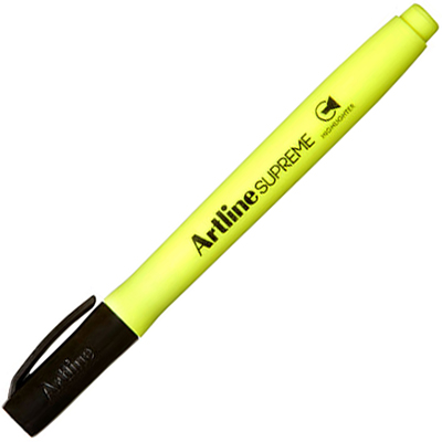 Image for ARTLINE SUPREME ANTIMICROBIAL HIGHLIGHTER CHISEL YELLOW from MOE Office Products Depot Mackay & Whitsundays