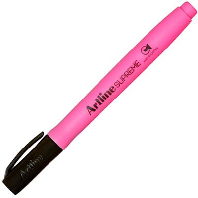 Image for ARTLINE SUPREME ANTIMICROBIAL HIGHLIGHTER CHISEL PINK from Office Products Depot