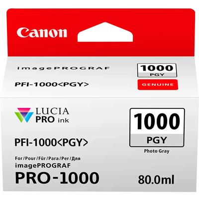 Image for CANON PFI1000PGY INK CARTRIDGE PHOTO GREY from MOE Office Products Depot Mackay & Whitsundays