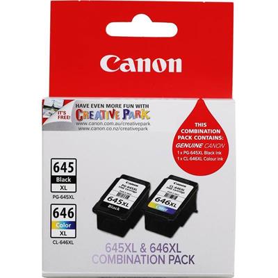 Image for CANON PG645XL CL646XL INK CARTRIDGE HIGH YIELD TWIN PACK from Ross Office Supplies Office Products Depot