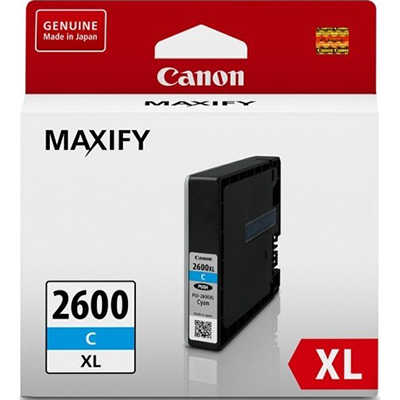 Image for CANON PGI2600XLC INK CARTRIDGE HIGH YIELD CYAN from Total Supplies Pty Ltd