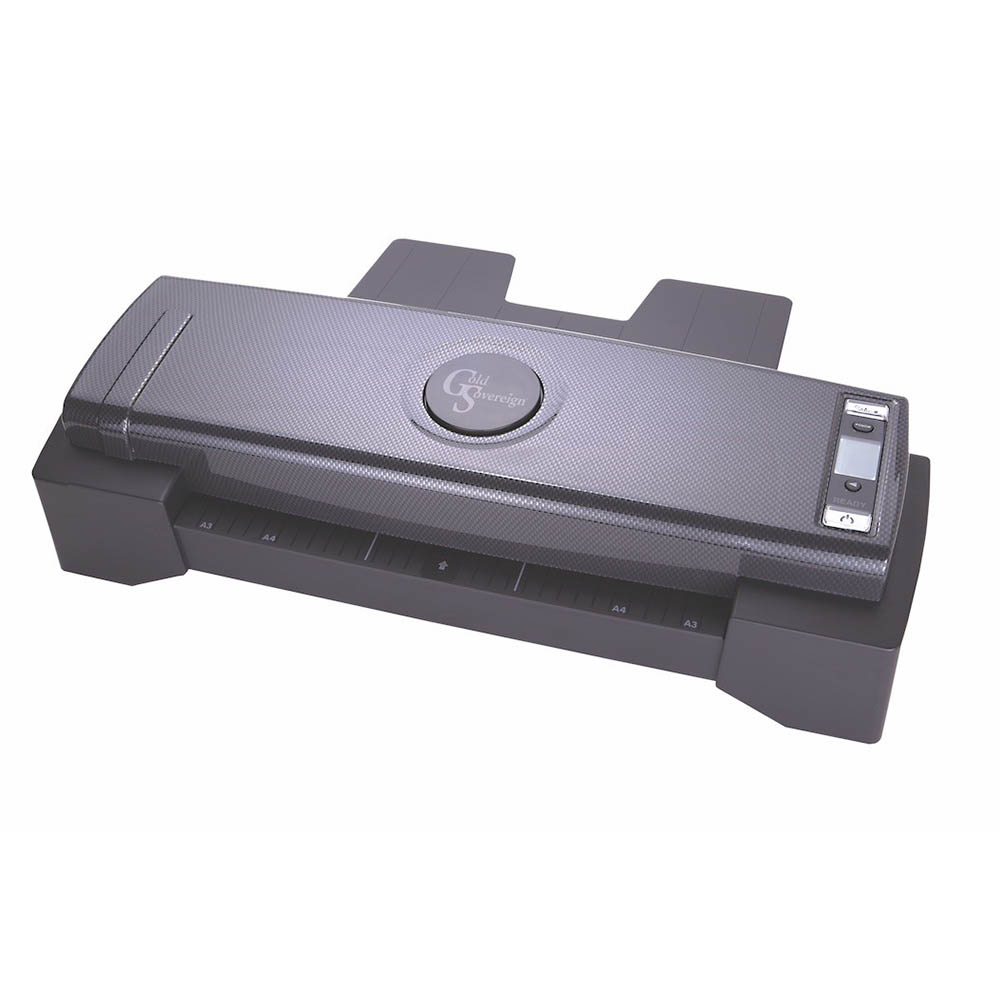Image for GOLD SOVEREIGN GSA3HSINT INTELLIGENT HIGH SPEED LAMINATOR A3 BLACK from Office Business Office Products Depot