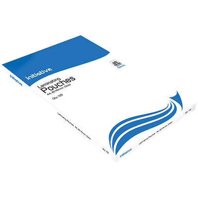 Image for INITIATIVE LAMINATING POUCH 80 MICRON A4 CLEAR PACK 100 from Total Supplies Pty Ltd