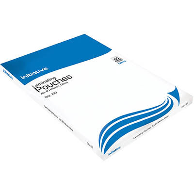 Image for INITIATIVE LAMINATING POUCH 80 MICRON A3 CLEAR PACK 100 from Total Supplies Pty Ltd
