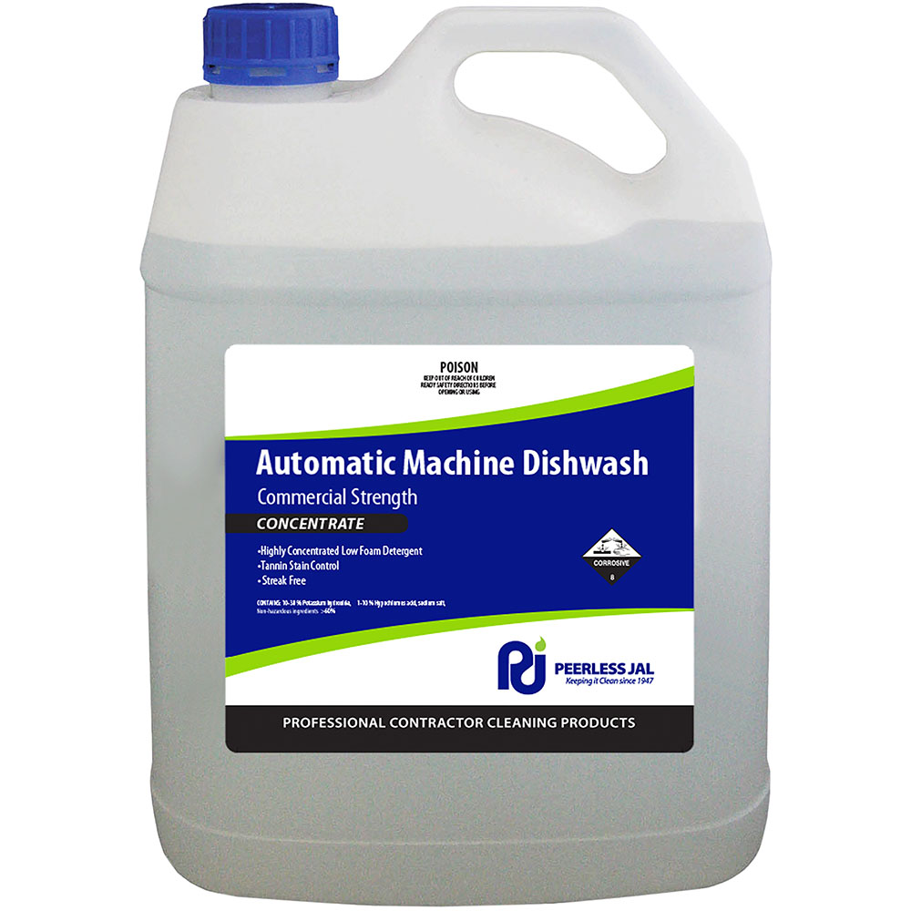 Image for PEERLESS JAL AUTO MACHINE DISHWASH LIQUID CONCENTRATE 5 LITRE from MOE Office Products Depot Mackay & Whitsundays