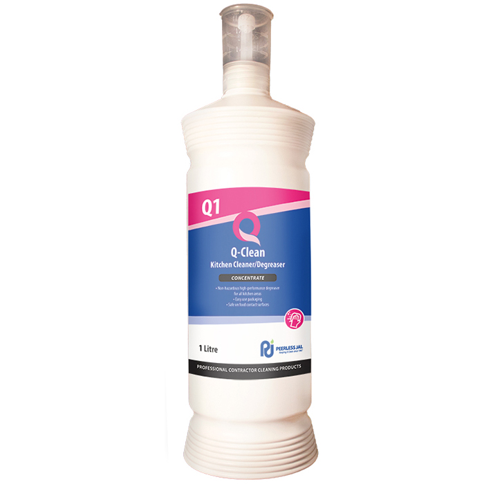 Image for PEERLESS JAL Q-CLEAN KITCHEN CLEANER/DEGREASER CONCENTRATE 1 LITRE from MOE Office Products Depot Mackay & Whitsundays