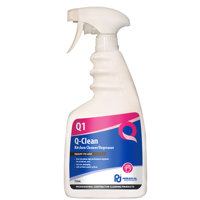 Image for PEERLESS JAL Q-CLEAN KITCHEN CLEANER/DEGREASER SPRAY 750ML from MOE Office Products Depot Mackay & Whitsundays